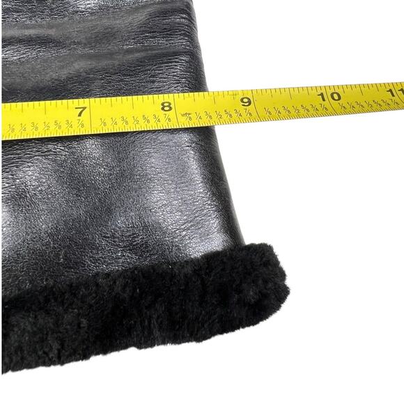 Born Women’s Black Leather Over The Knee Shearling Lined Riding Boot Size US 10 - Picture 12 of 13